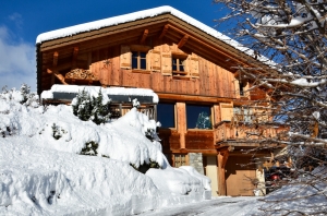 COMBLOUX chalet vue mont blanc